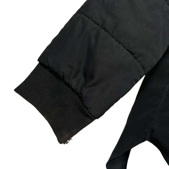 Christopher Shannon Black Hybrid Puffer Sleeve Button Shirt Jacket Men’s Size S - Picture 4 of 7